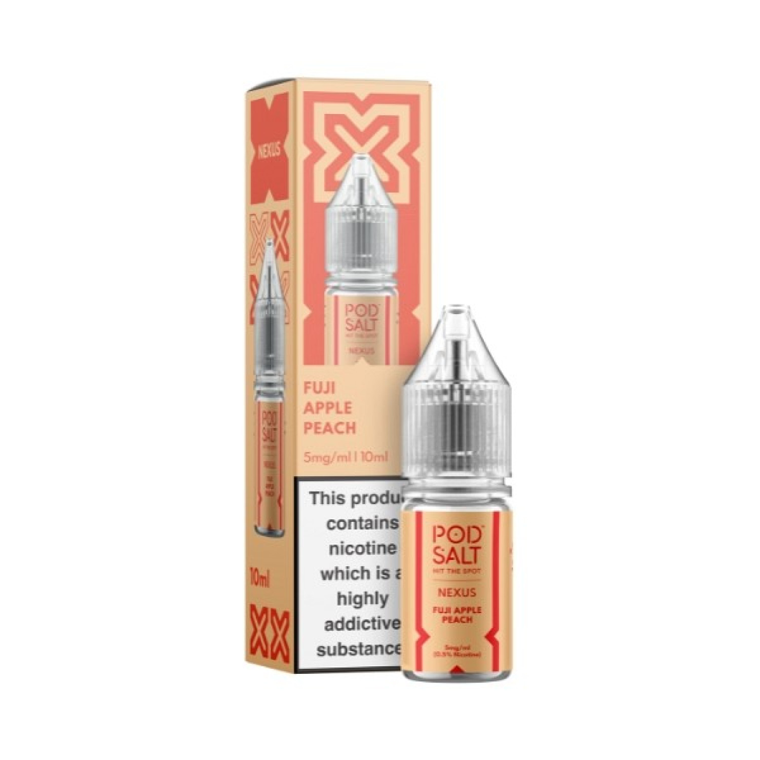 Pod Salt Nexus - Nic Salt - Fuji Apple Peach Pod Salt Nexus - Nic Salt - Fuji Apple Peach