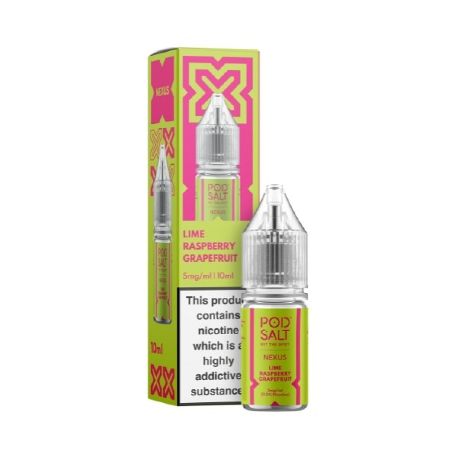 Pod Salt Nexus - Nic Salt - Lime Raspberry Grapefruit Pod Salt Nexus - Nic Salt - Lime Raspberry Grapefruit