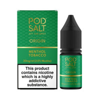 Pod Salt Origin - Nic Salt - Menthol Tobacco Pod Salt Origin - Nic Salt - Menthol Tobacco