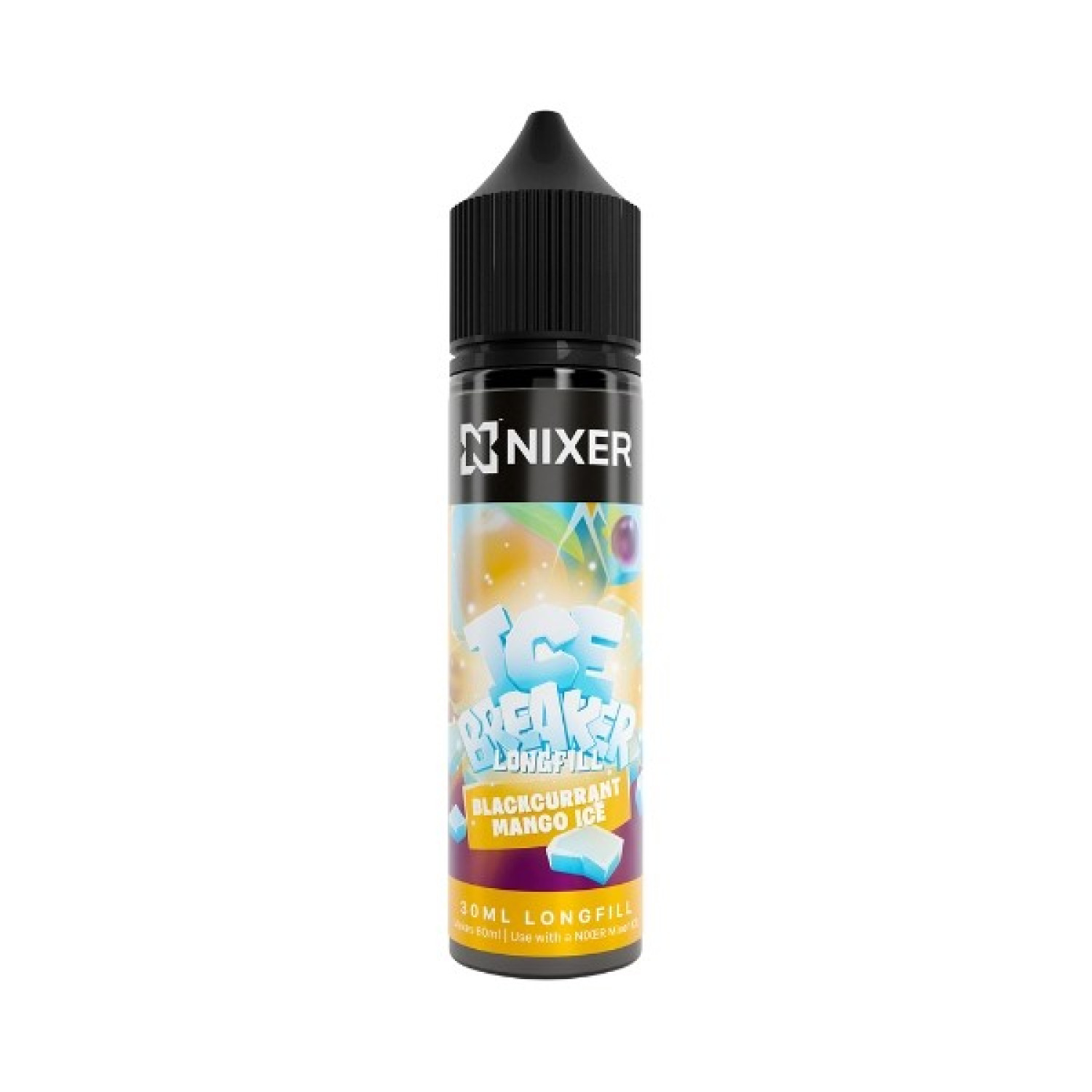 Nixer X Ice Breaker - 30ml - Blackcurrant Mango Ice - Longfill Nixer X Ice Breaker - 30ml - Blackcurrant Mango Ice - Longfill