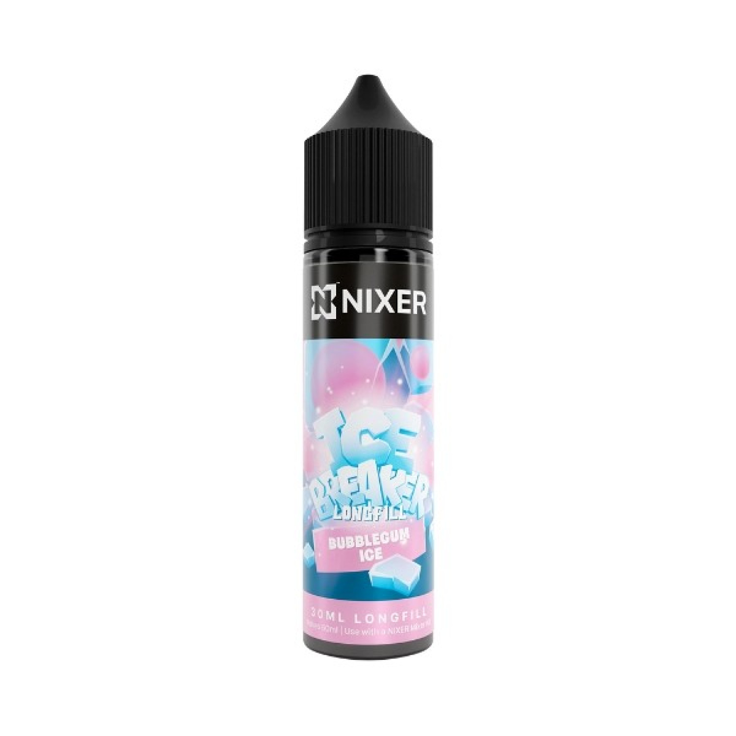 Nixer X Ice Breaker - 30ml - Bubblegum Ice - Longfill Nixer X Ice Breaker - 30ml - Bubblegum Ice - Longfill