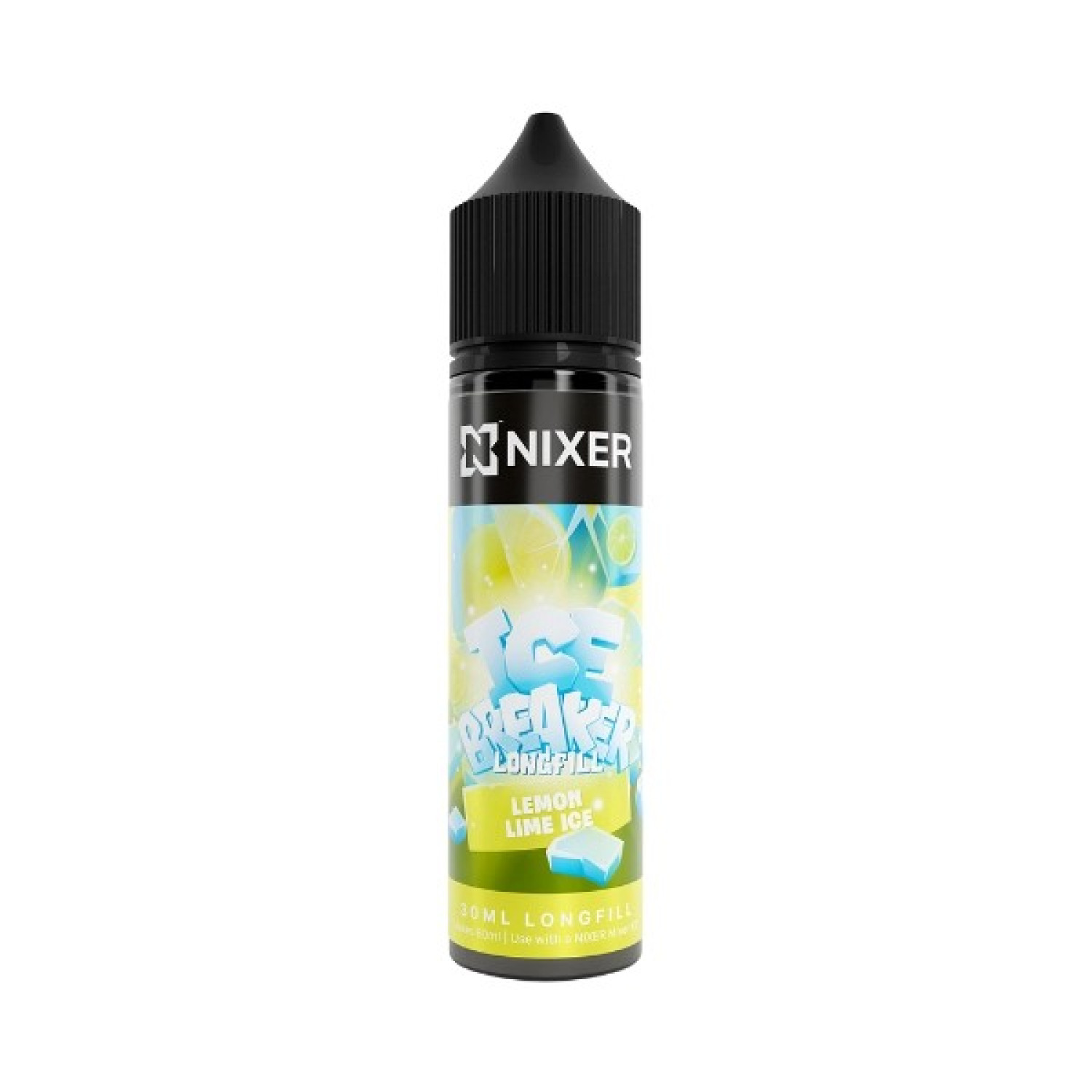 Nixer X Ice Breaker - 30ml - Lemon & Lime Ice - Longfill Nixer X Ice Breaker - 30ml - Lemon & Lime Ice - Longfill