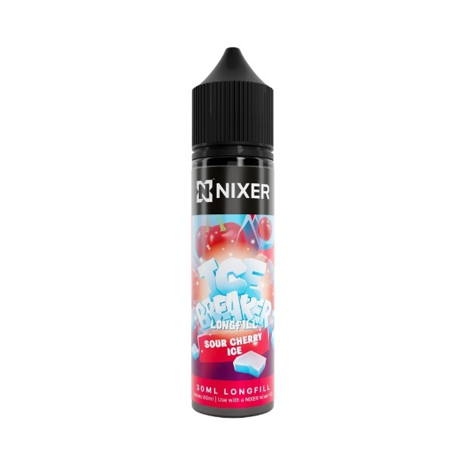 Nixer X Ice Breaker - 30ml - Sour Cherry Ice - Longfill Nixer X Ice Breaker - 30ml - Sour Cherry Ice - Longfill