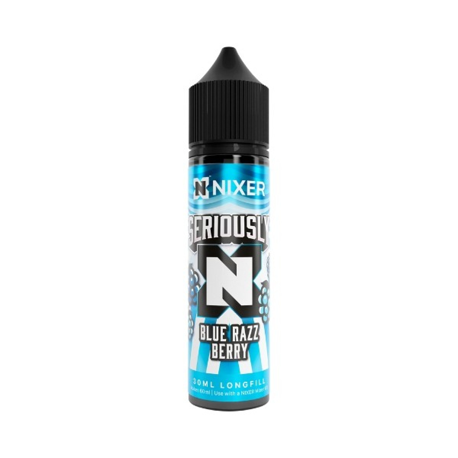 Nixer X Seriously - 30ml - Blue Razz Berry - Longfill Nixer X Seriously - 30ml - Blue Razz Berry - Longfill