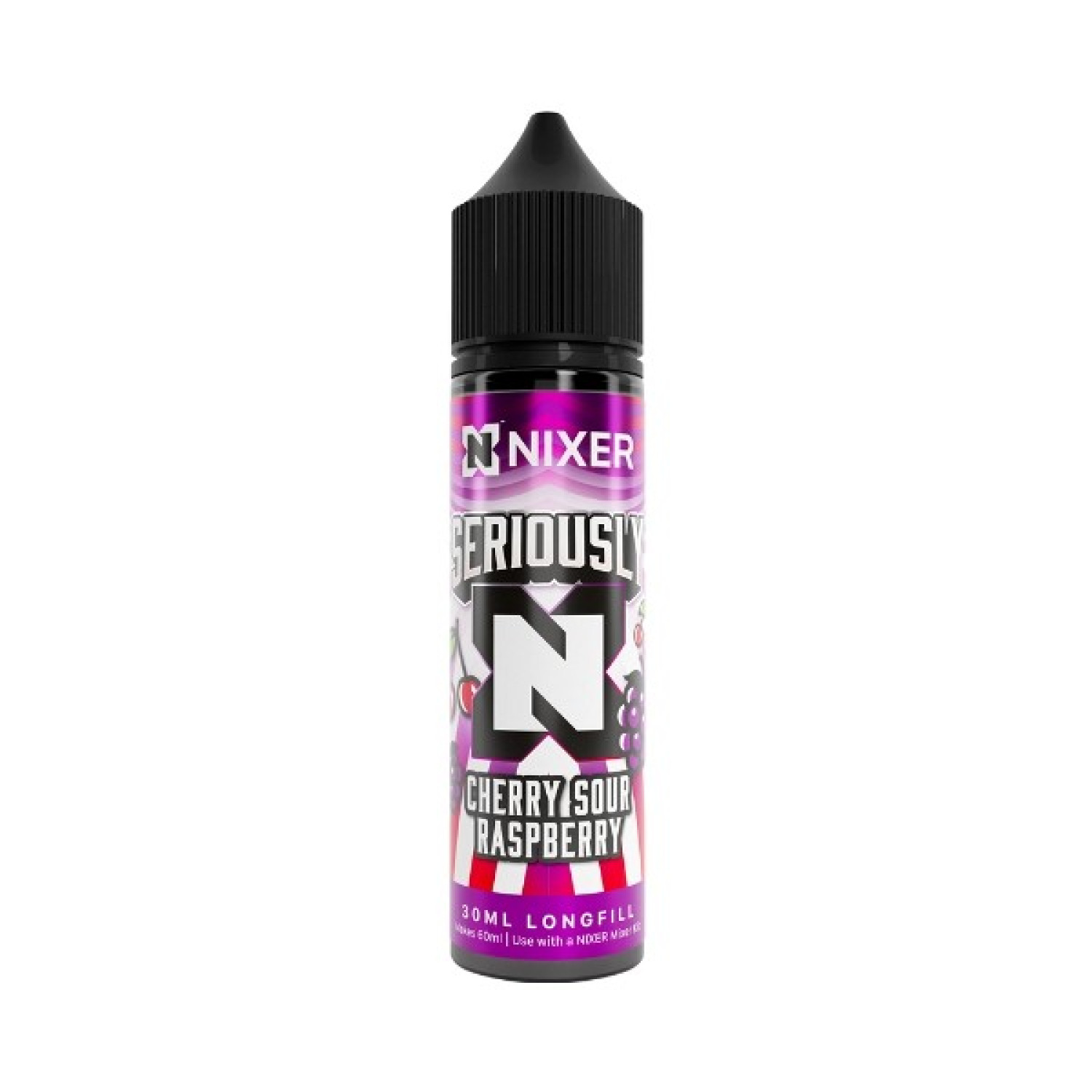 Nixer X Seriously - 30ml - Cherry Sour Raspberry - Longfill Nixer X Seriously - 30ml - Cherry Sour Raspberry - Longfill