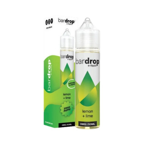 Bar Drop E-Liquid - 50ml - Lemon + Lime Bar Drop E-Liquid - 50ml - Lemon + Lime