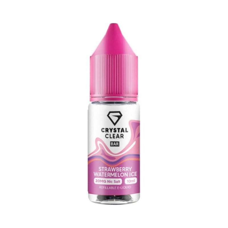 Crystal Clear Bar Salt - Nic Salt - Strawberry Watermelon Ice Crystal Clear Bar Salt - Nic Salt - Strawberry Watermelon Ice