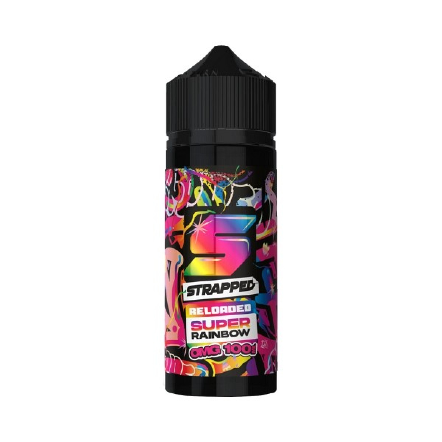 Strapped Reloaded - 100ml - Super Rainbow Strapped Reloaded - 100ml - Super Rainbow