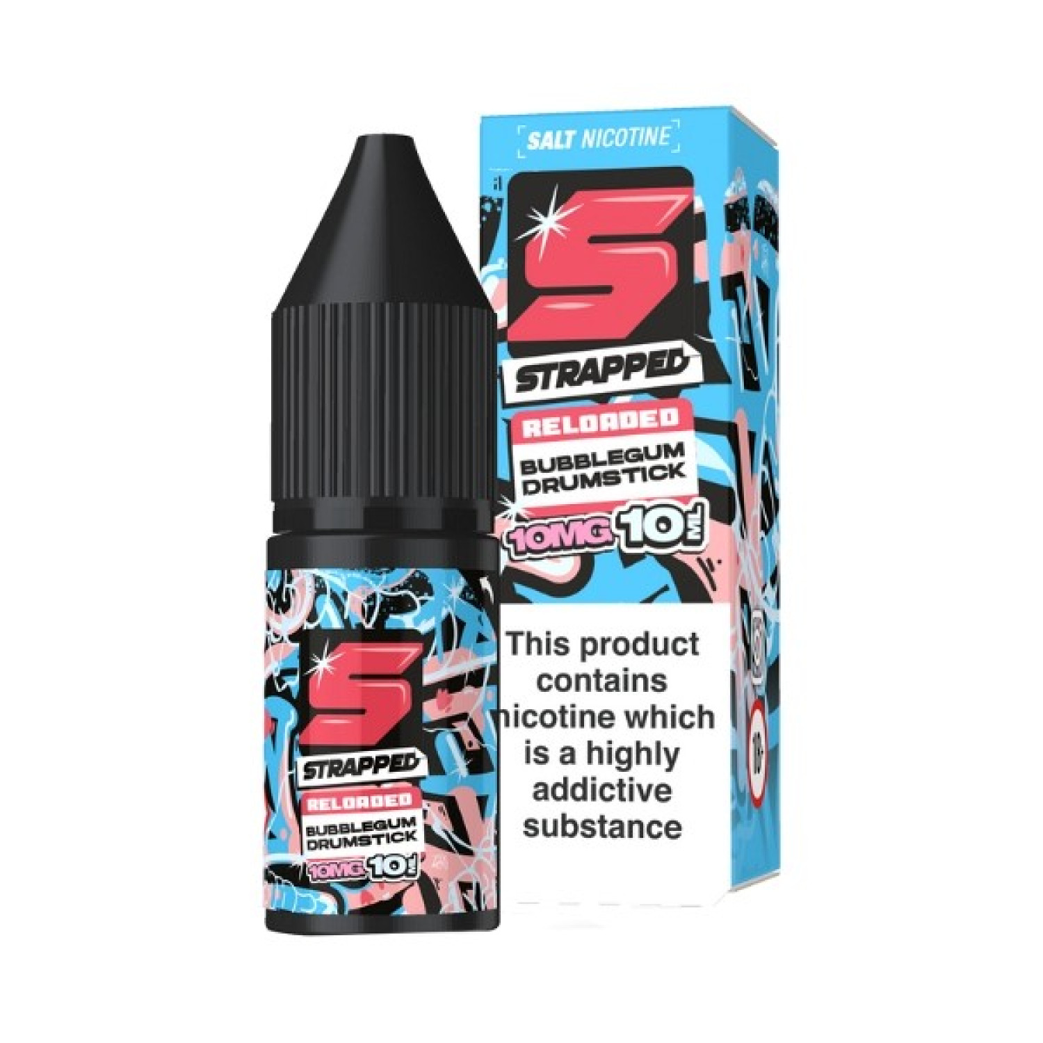 Strapped Reloaded - Nic Salt - Bubblegum Drumstick Strapped Reloaded - Nic Salt - Bubblegum Drumstick