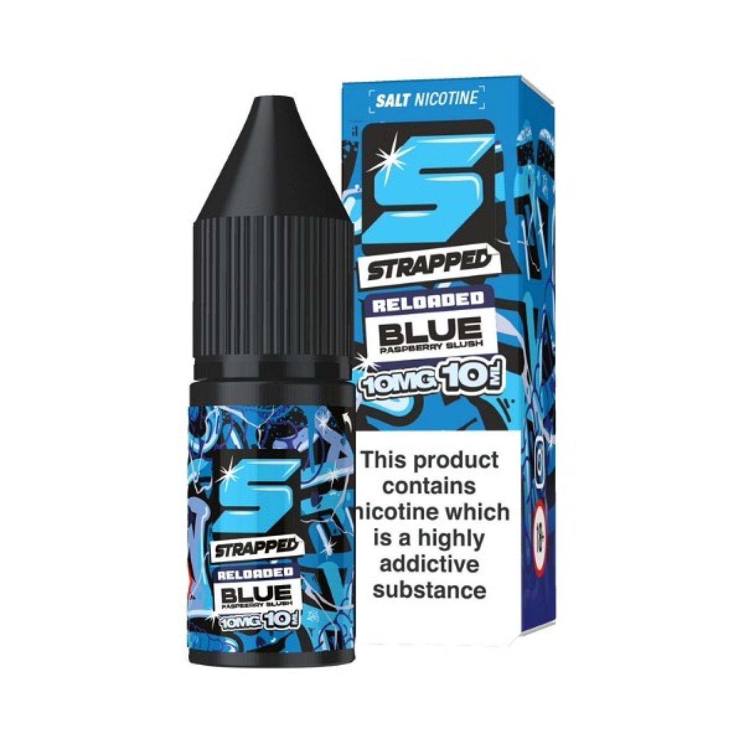 Strapped Reloaded - Nic Salt - Blue Raspberry Slush Strapped Reloaded - Nic Salt - Blue Raspberry Slush