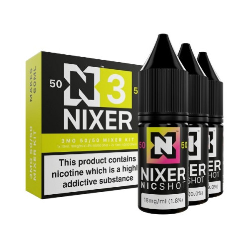 Nixer - Nic Shot - 50/50 Freebase Shot Nixer - Nic Shot - 50/50 Freebase Shot