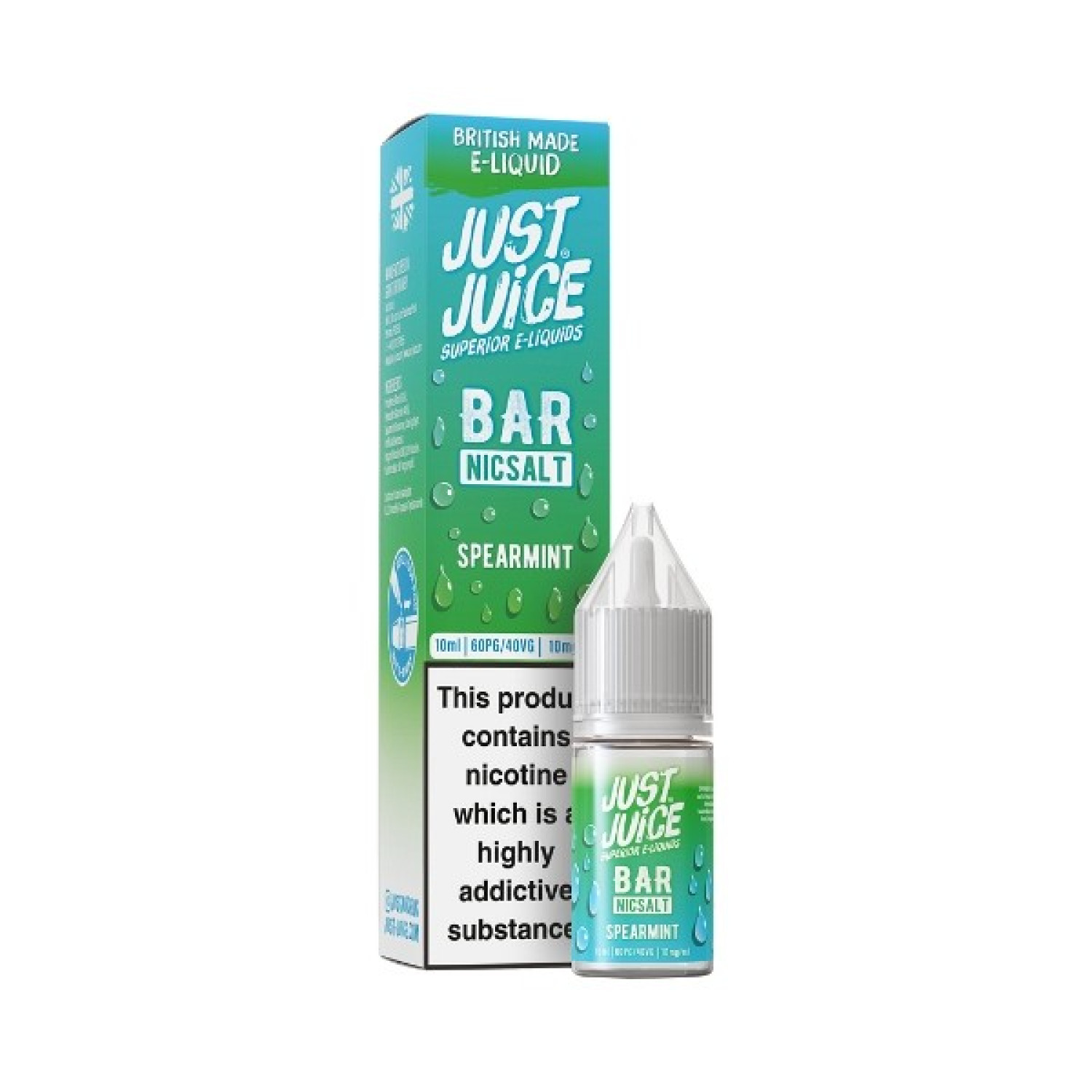 Just Juice Bar - Nic Salt - Spearmint Just Juice Bar - Nic Salt - Spearmint