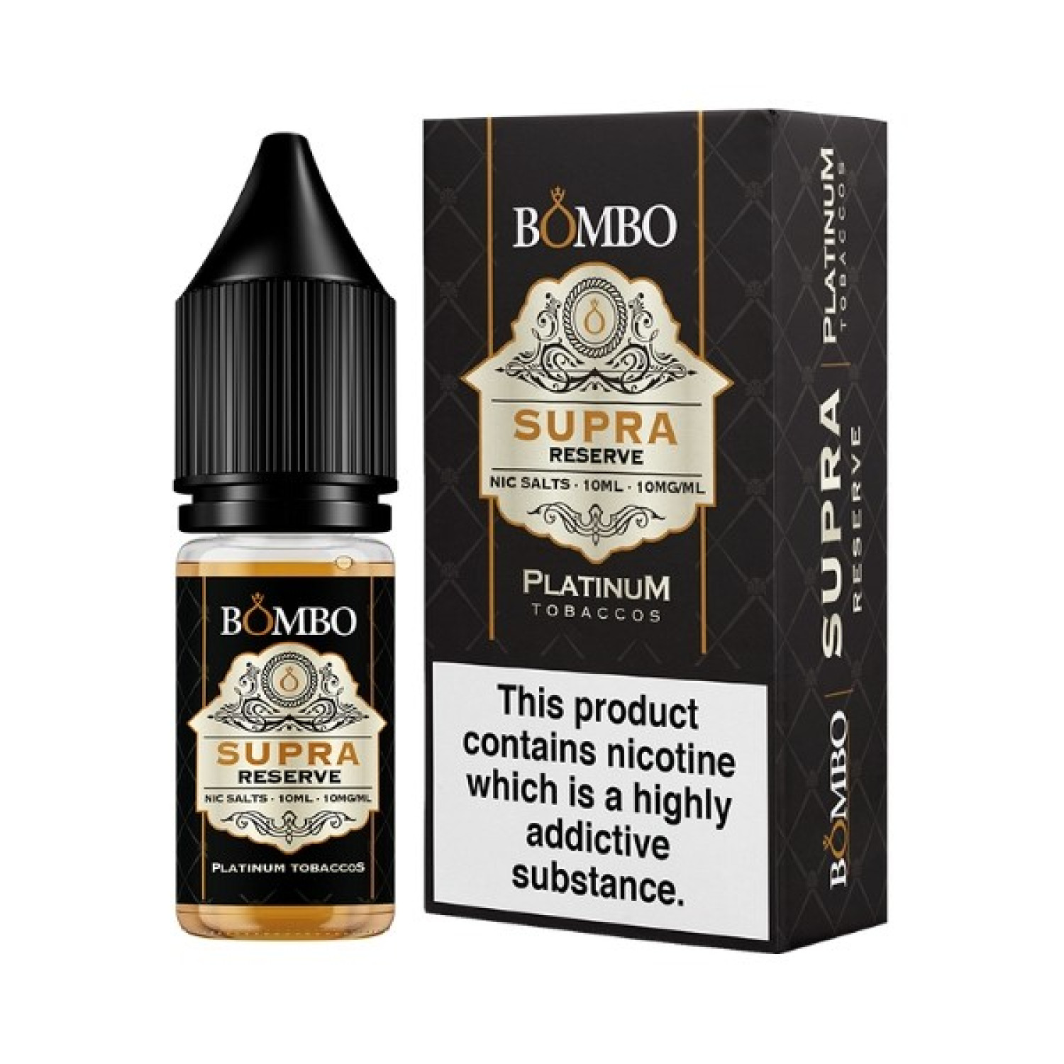 Bombo Platinum Tobaccos - Nic Salt - Supra Reserve Bombo Platinum Tobaccos - Nic Salt - Supra Reserve