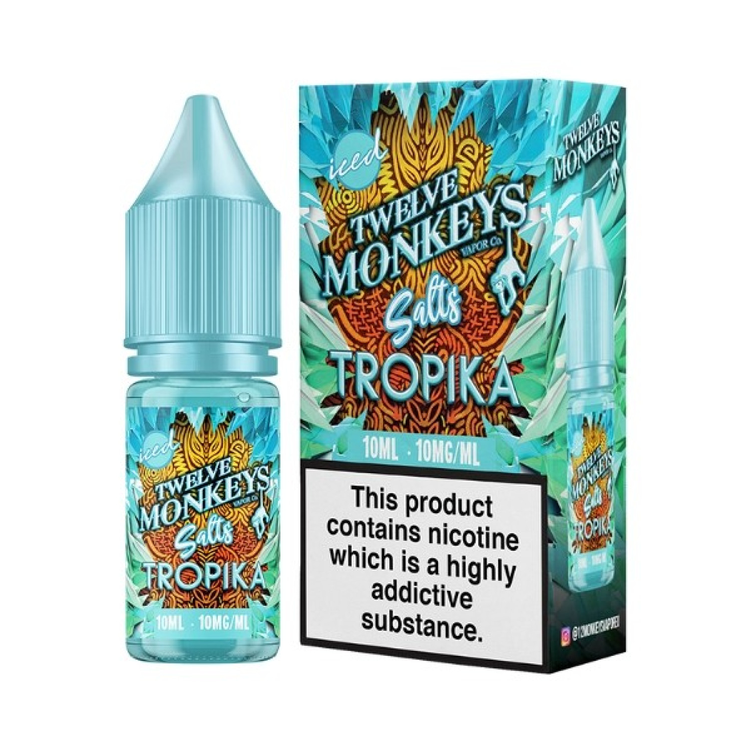 Twelve Monkeys: Ice Age - Nic Salt - Tropika Iced Twelve Monkeys: Ice Age - Nic Salt - Tropika Iced