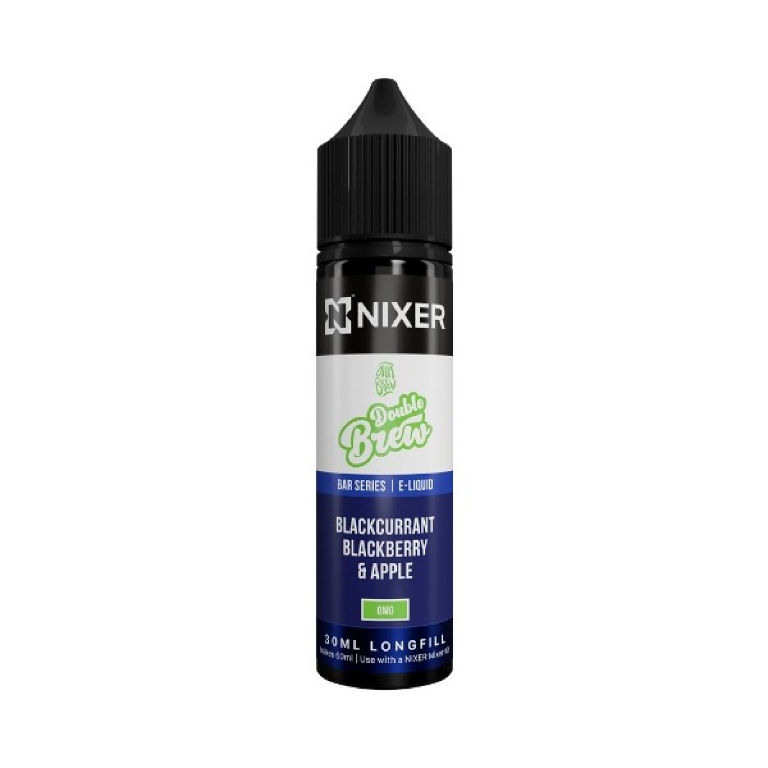 Nixer X Ohm Brew - 30ml - Blackcurrant Blackberry & Apple - Longfill Nixer X Ohm Brew - 30ml - Blackcurrant Blackberry & Apple - Longfill