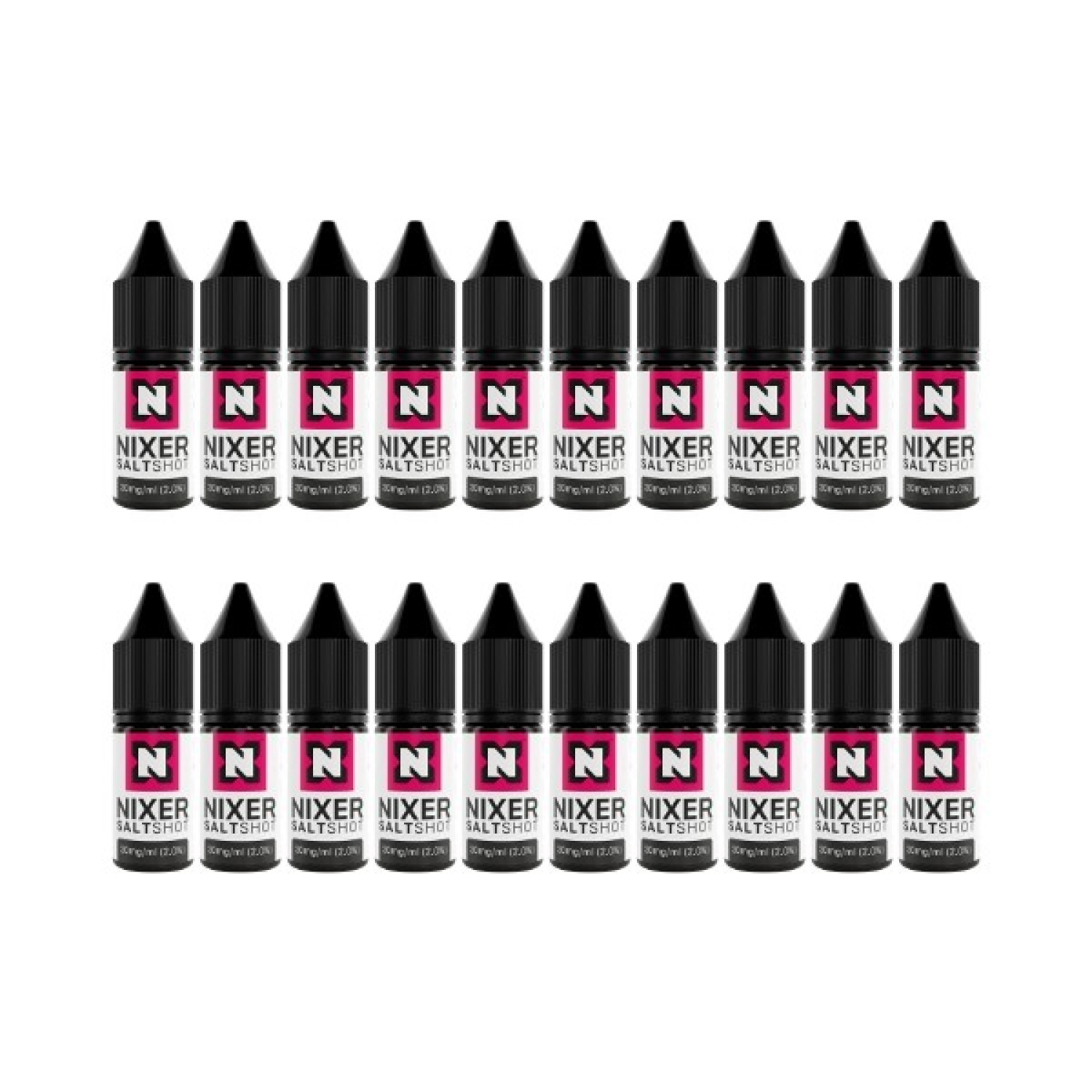 Nixer - Nic Shot - 50/50 Salt Nic Shot - 20 Pack