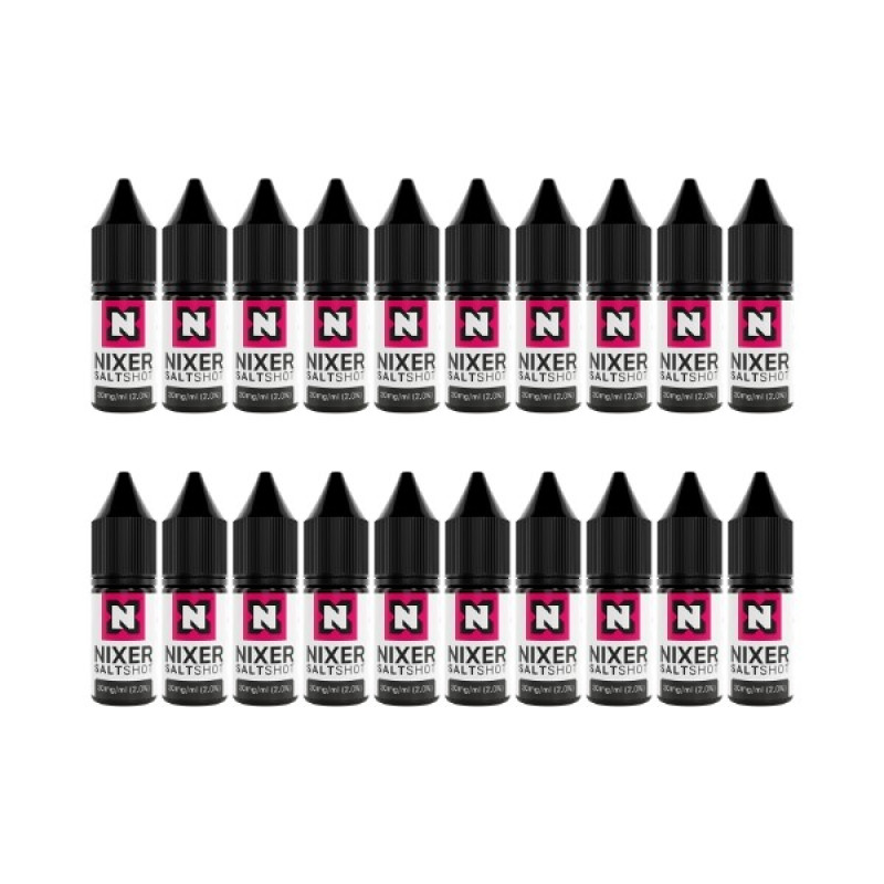 Nixer - Nic Shot - 50/50 Salt Nic Shot - 20 Pack