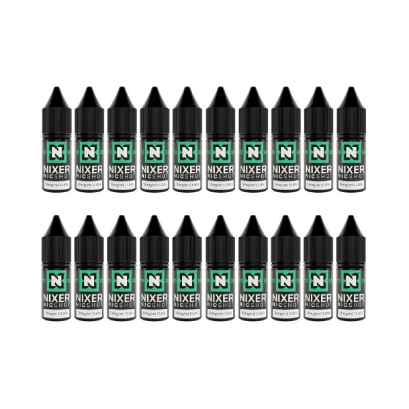 Nixer - Nic Shot - 70/30 Nic Shot - 20 Pack Nixer - Nic Shot - 70/30 Nic Shot - 20 Pack