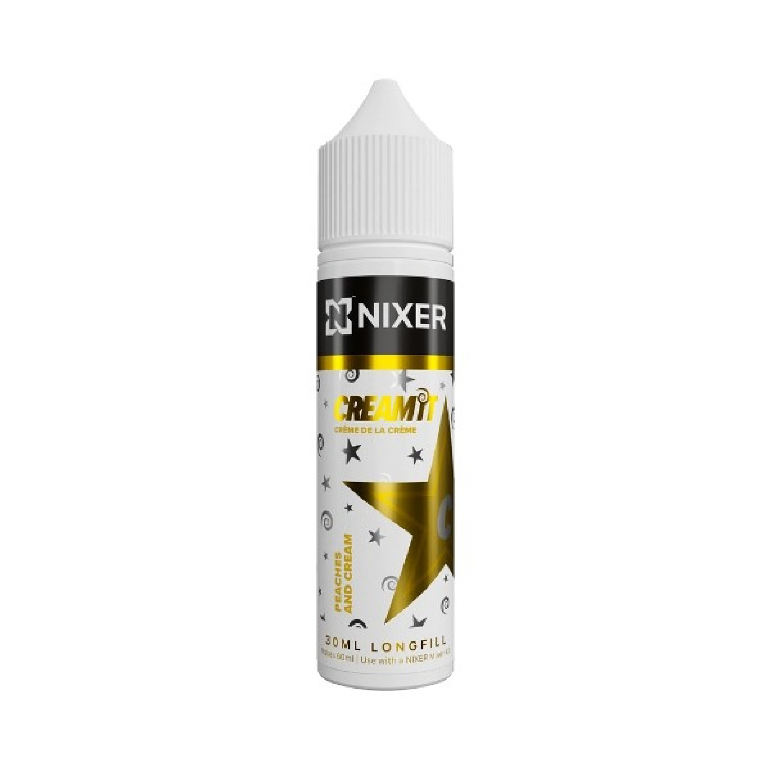 Nixer X Cream It - 30ml - Peaches and Cream - Longfill