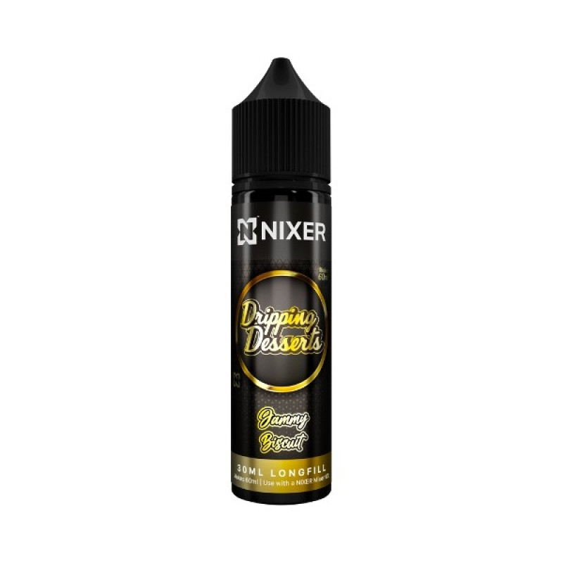 Nixer X Dripping Desserts - 30ml - Jammy Biscuit - Longfill Nixer X Dripping Desserts - 30ml - Jammy Biscuit - Longfill
