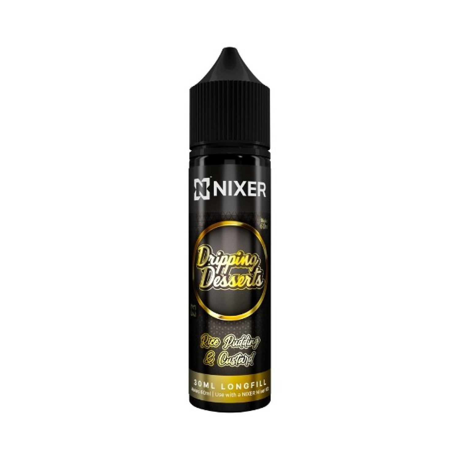 Nixer X Dripping Desserts - 30ml - Rice Pudding & Custard - Longfill Nixer X Dripping Desserts - 30ml - Rice Pudding & Custard - Longfill