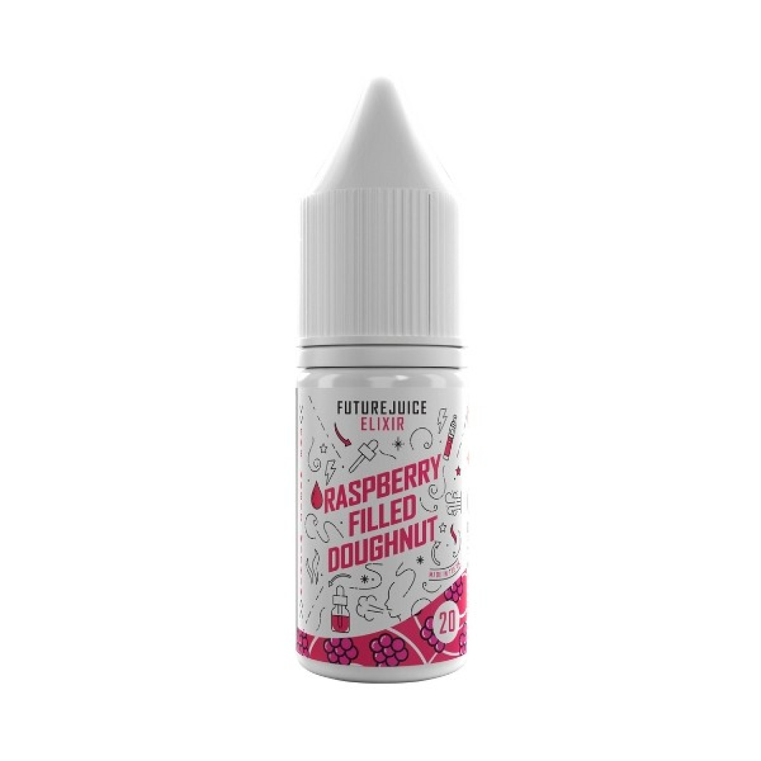 Future Juice - Nic Salt - Raspberry Filled Doughnut Future Juice - Nic Salt - Raspberry Filled Doughnut