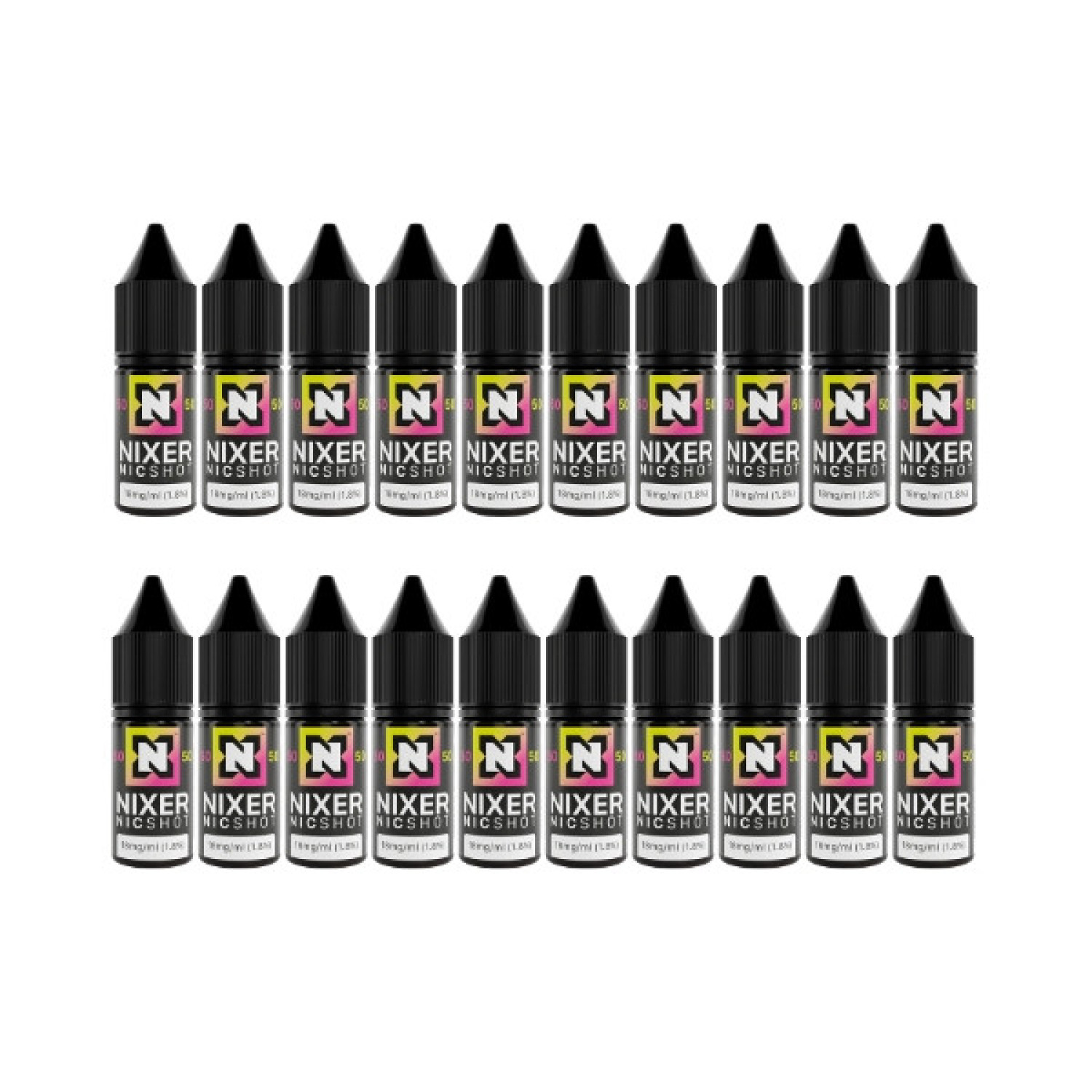 Nixer - Nic Shot - 50/50 Nic Shot - 20 Pack
