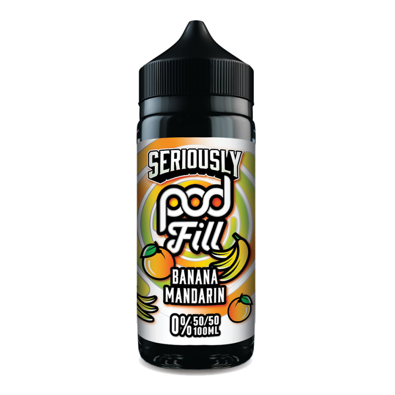 Doozy Vape - Seriously Pod Fill - 100ml [Banana Mandarin]