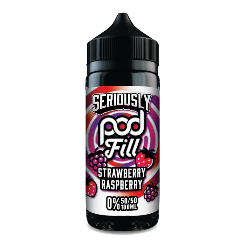 Doozy Vape - Seriously Pod Fill - 100ml [Strawberry Raspberry]