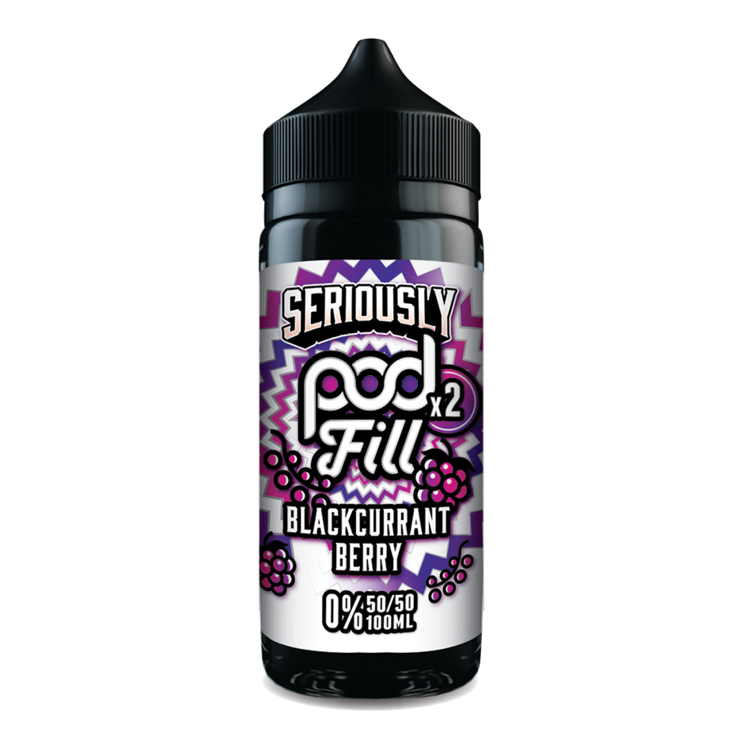 Doozy Vape - Seriously Pod Fill 2 - 100ml [Blackcurrant Berry]