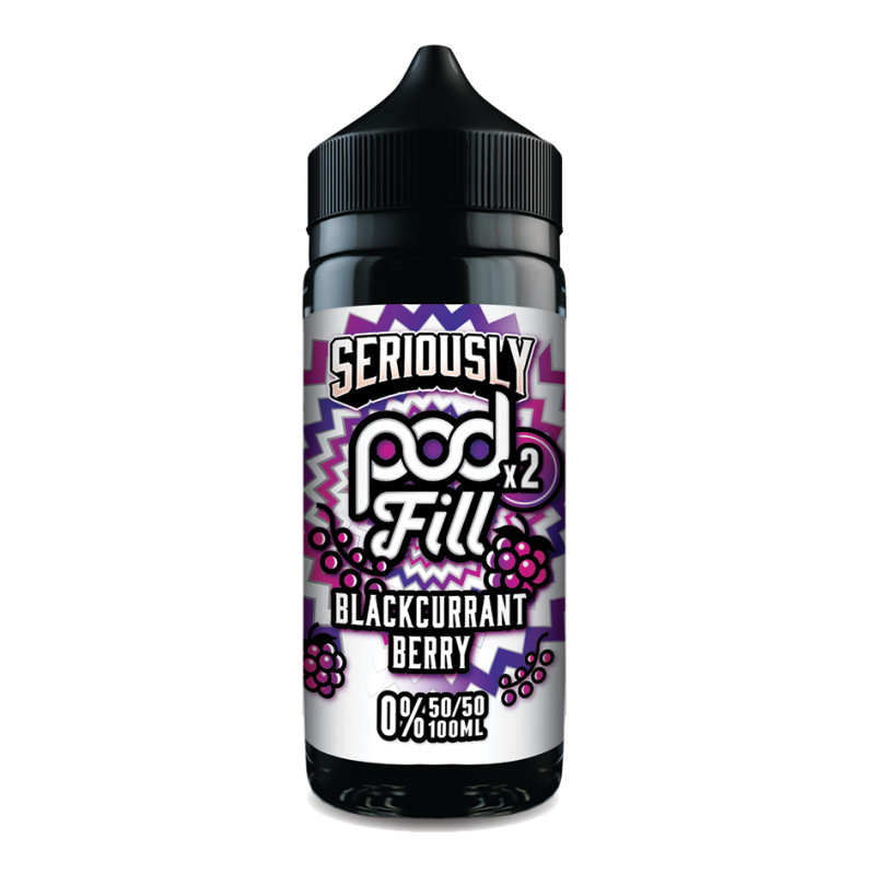 Doozy Vape - Seriously Pod Fill 2 - 100ml [Blackcurrant Berry]