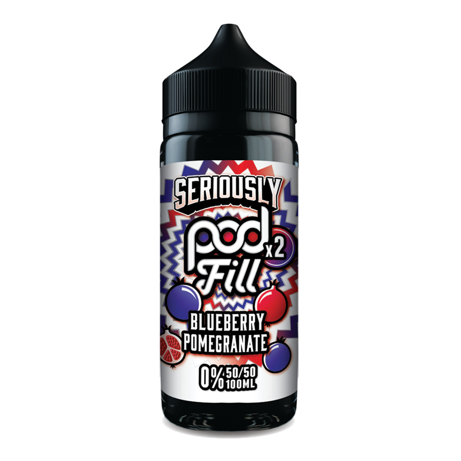 Doozy Vape - Seriously Pod Fill 2 - 100ml [Blueberry Pomegranate]