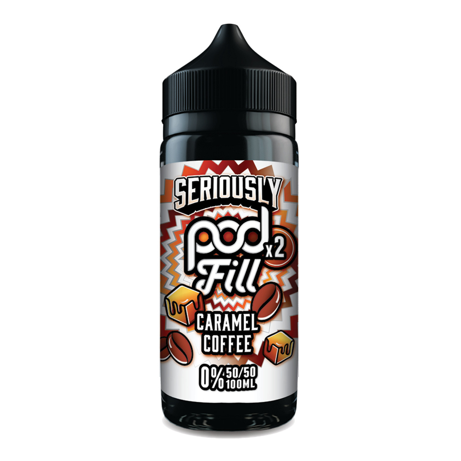 Doozy Vape - Seriously Pod Fill 2 - 100ml [Caramel Coffee]