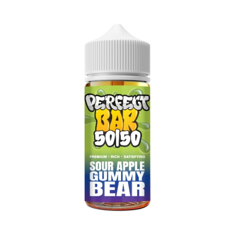 Perfect Bar 50/50 - 100ml - Sour Apple Gummy Bear