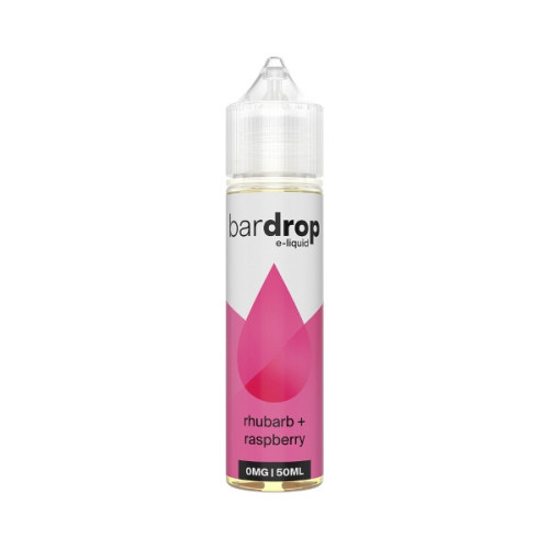 Bar Drop E-Liquid - 50ml - Rhubarb + Raspberry Bar Drop E-Liquid - 50ml - Rhubarb + Raspberry