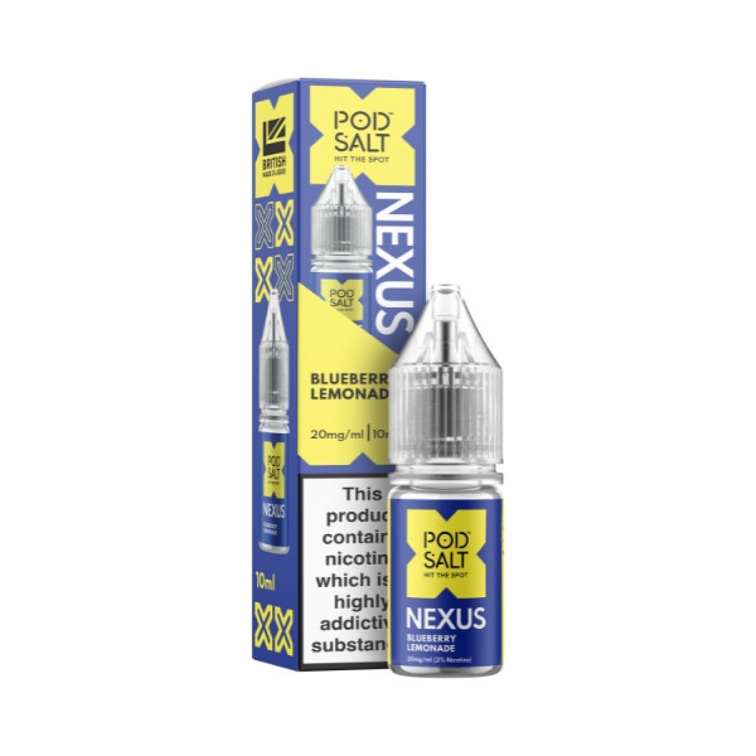 Pod Salt Nexus - Nic Salt - Blueberry Lemonade Pod Salt Nexus - Nic Salt - Blueberry Lemonade