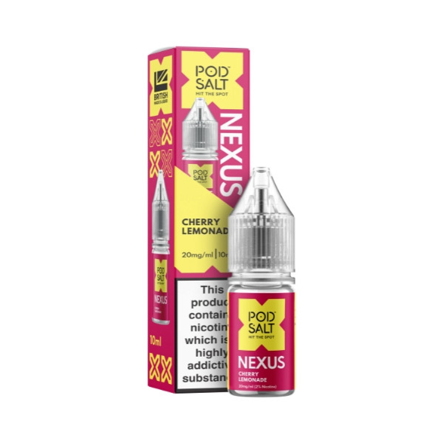 Pod Salt Nexus - Nic Salt - Cherry Lemonade Pod Salt Nexus - Nic Salt - Cherry Lemonade