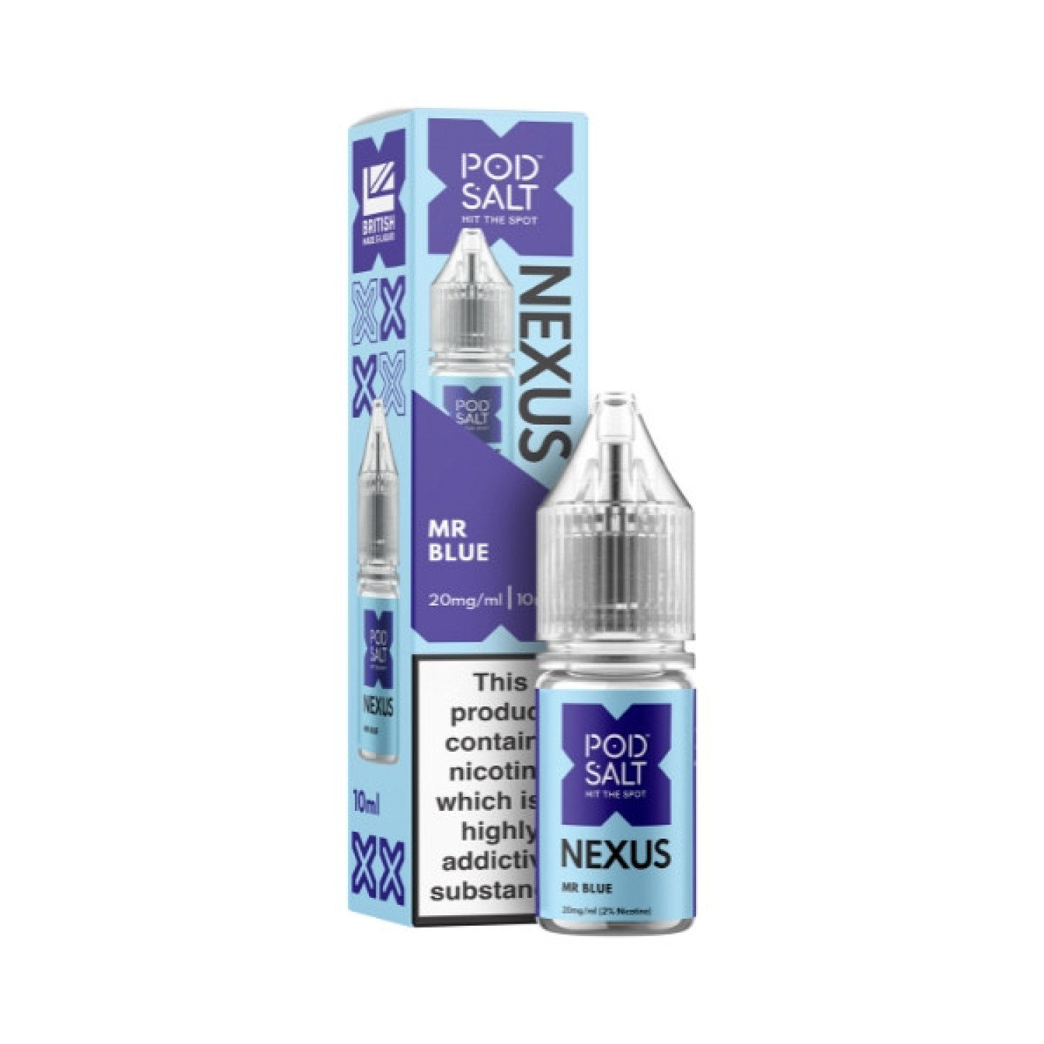 Pod Salt Nexus - Nic Salt - Mr Blue Pod Salt Nexus - Nic Salt - Mr Blue