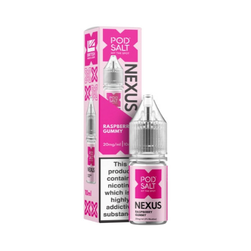 Pod Salt Nexus - Nic Salt - Raspberry Gummy Pod Salt Nexus - Nic Salt - Raspberry Gummy