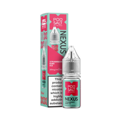 Pod Salt Nexus - Nic Salt - Strawberry Kiwi Ice Pod Salt Nexus - Nic Salt - Strawberry Kiwi Ice