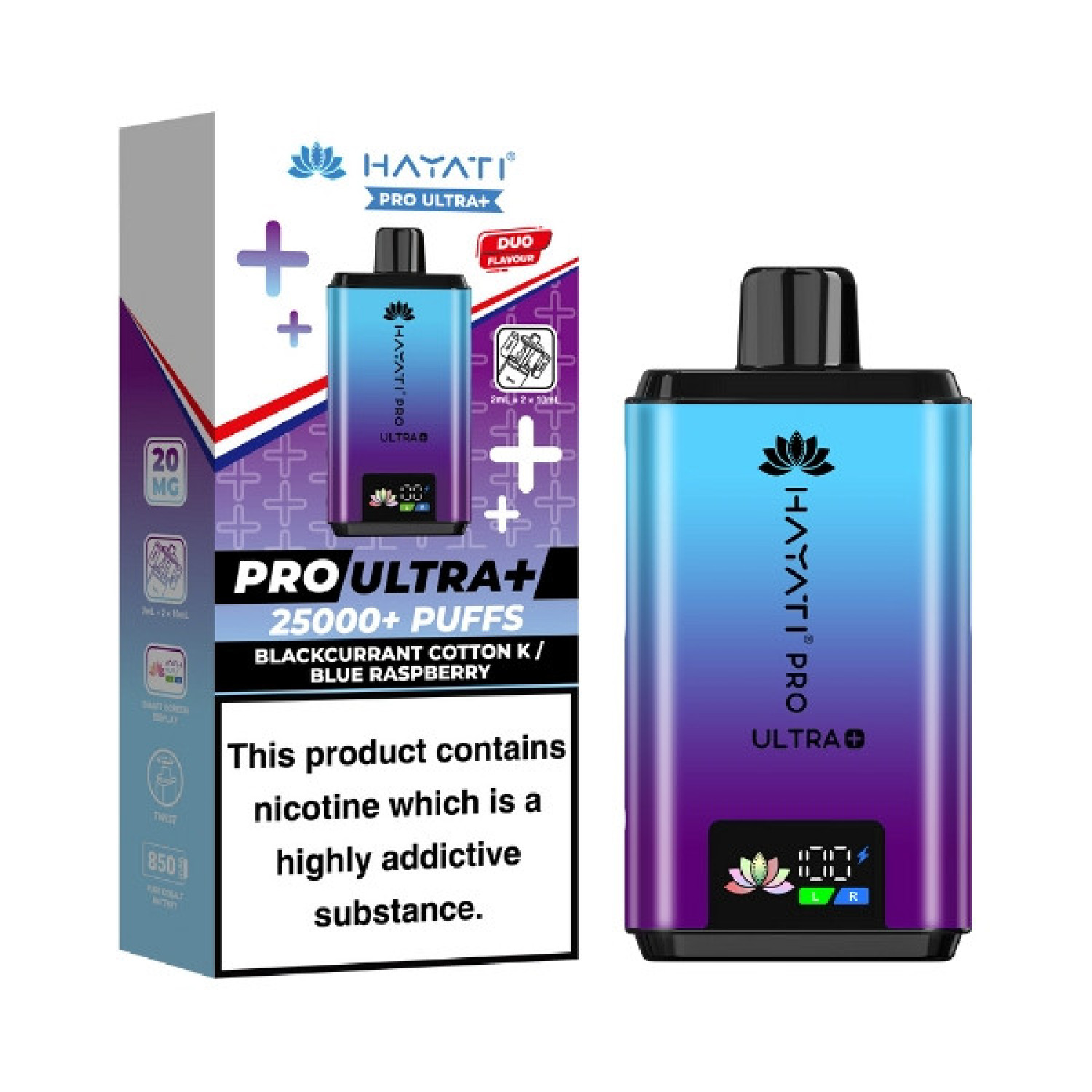 Hayati Pro Ultra+ 25000 - Pod Kit Hayati Pro Ultra+ 25000 - Pod Kit