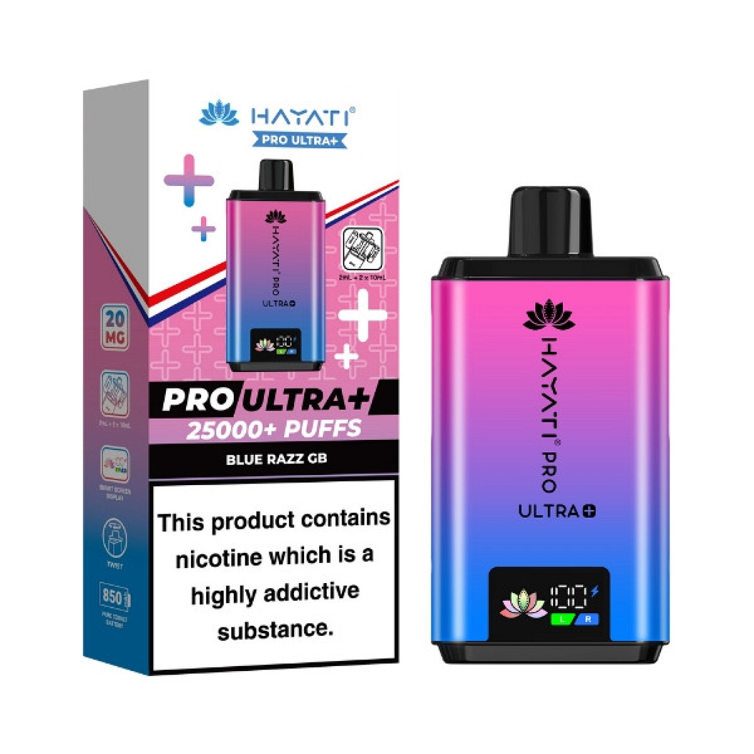 Hayati Pro Ultra+ 25000 - Pod Kit Hayati Pro Ultra+ 25000 - Pod Kit