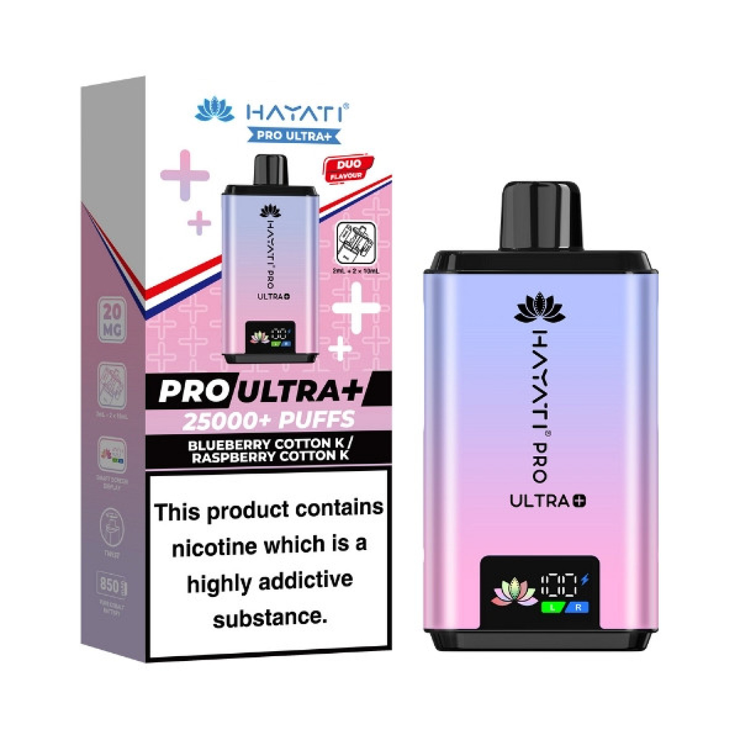 Hayati Pro Ultra+ 25000 - Pod Kit Hayati Pro Ultra+ 25000 - Pod Kit