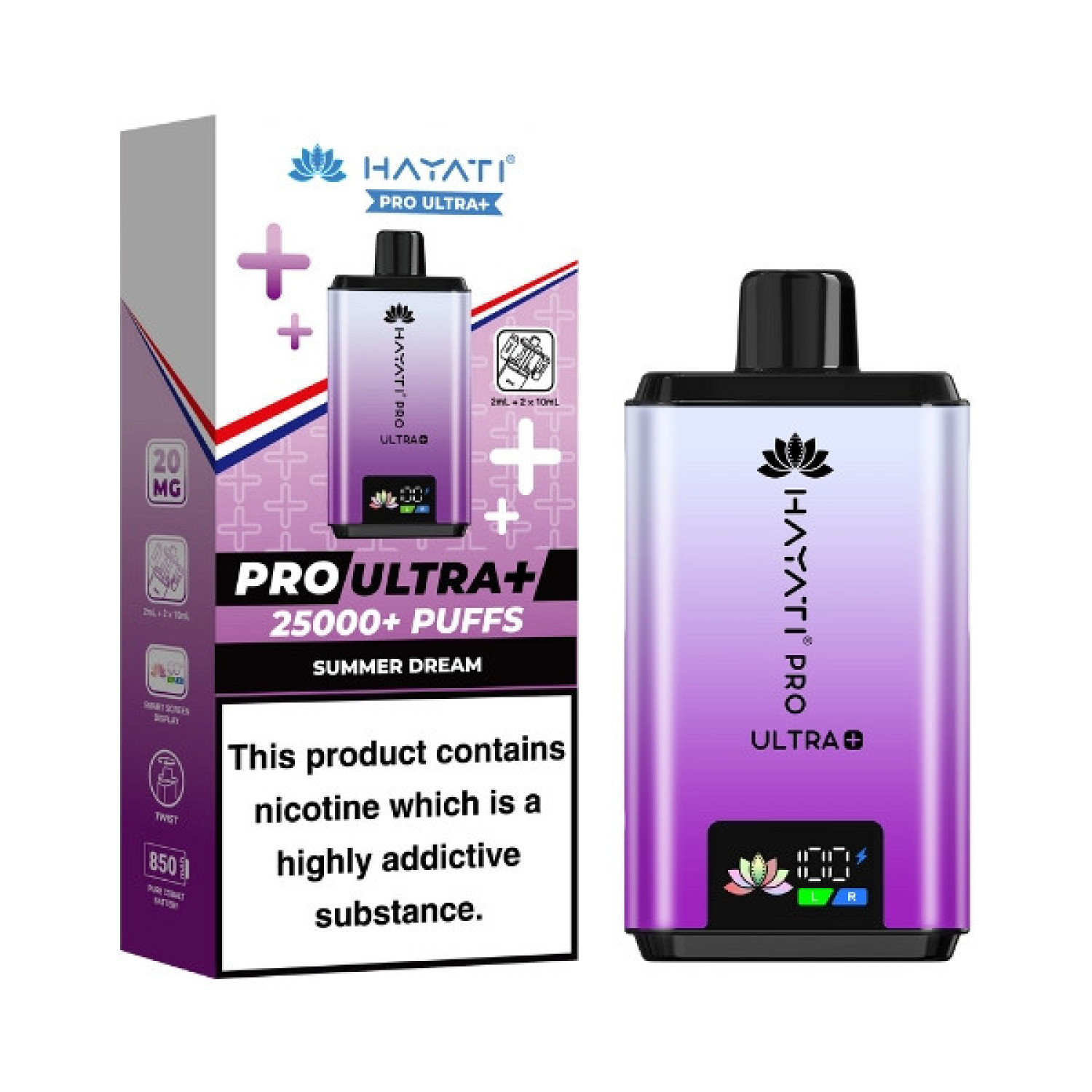 Hayati Pro Ultra+ 25000 - Pod Kit Hayati Pro Ultra+ 25000 - Pod Kit