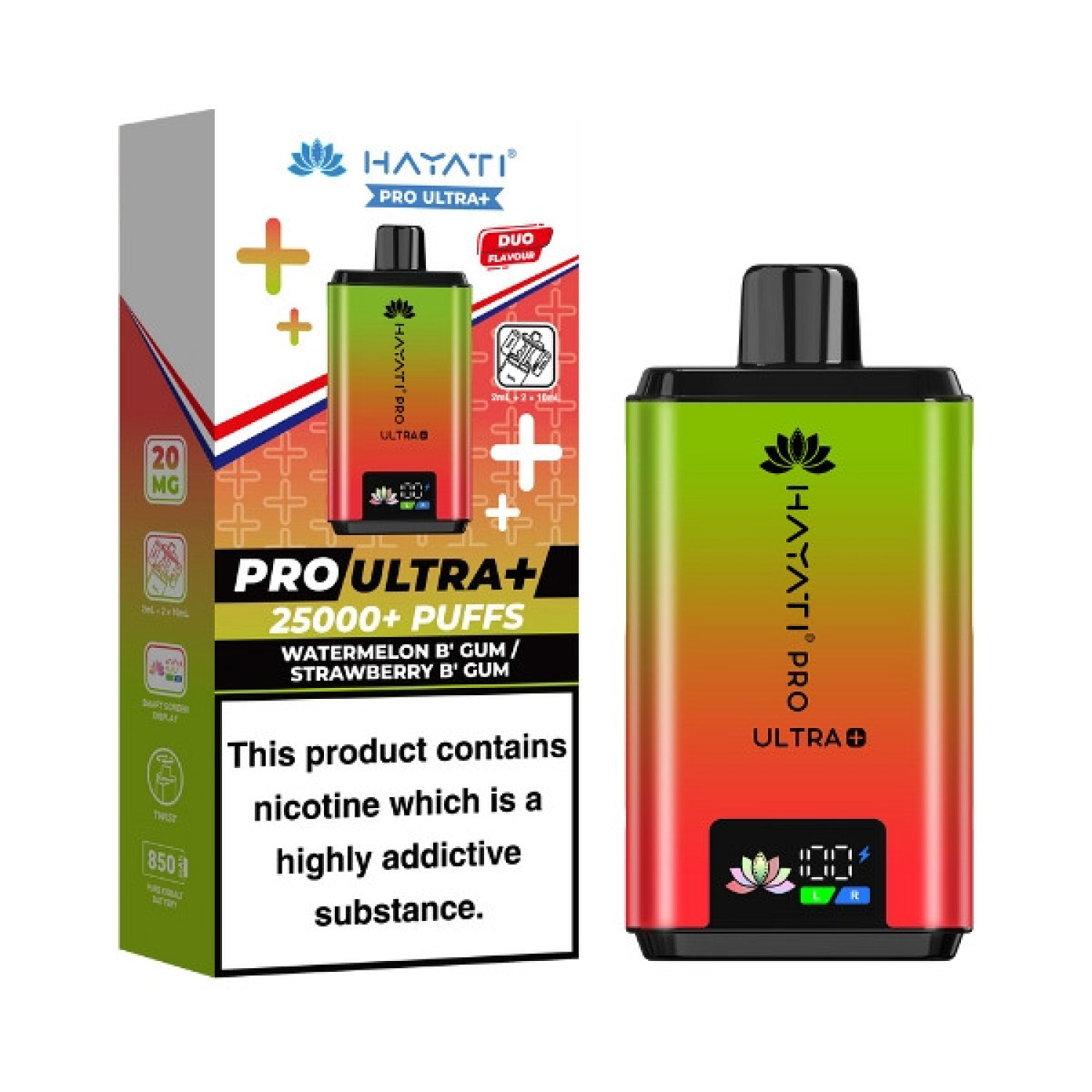 Hayati Pro Ultra+ 25000 - Pod Kit Hayati Pro Ultra+ 25000 - Pod Kit
