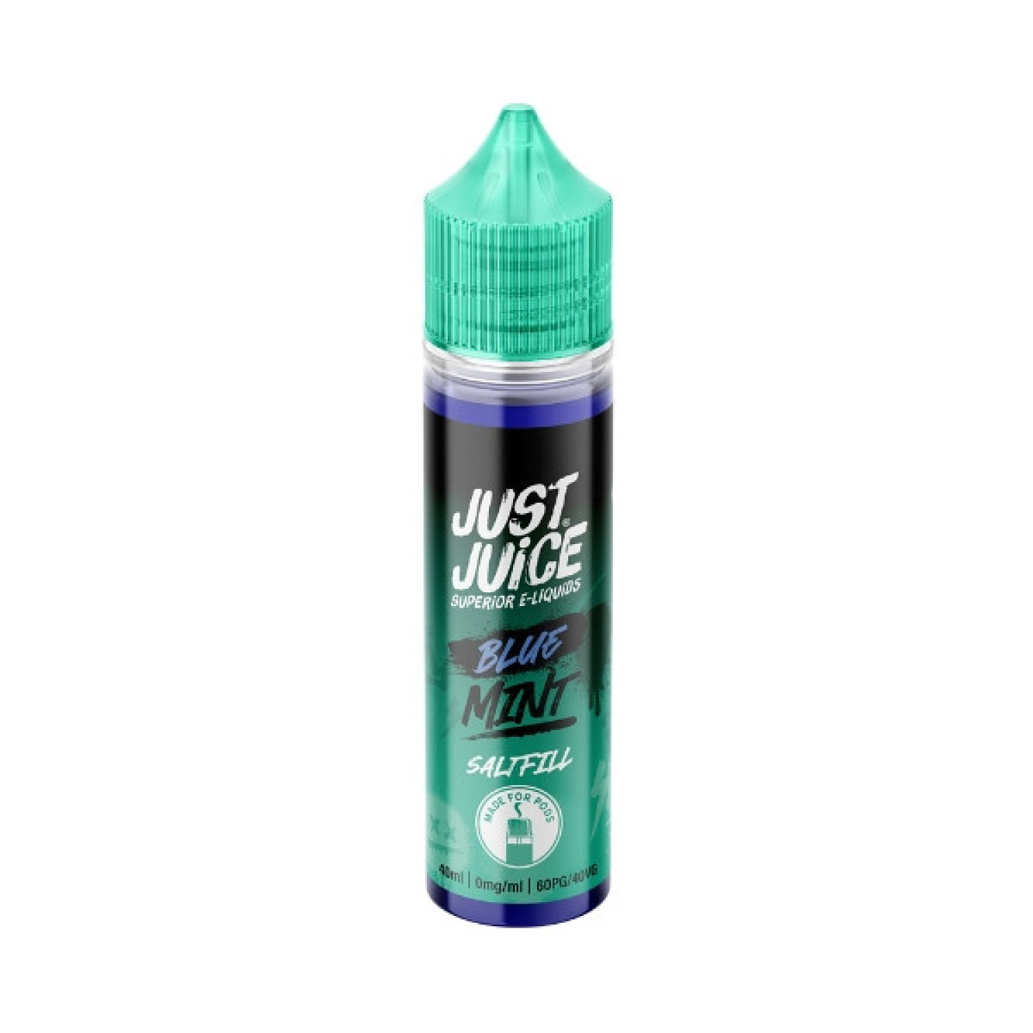 Just Juice Mint - 40ml - Blue - Saltfill Just Juice Mint - 40ml - Blue - Saltfill