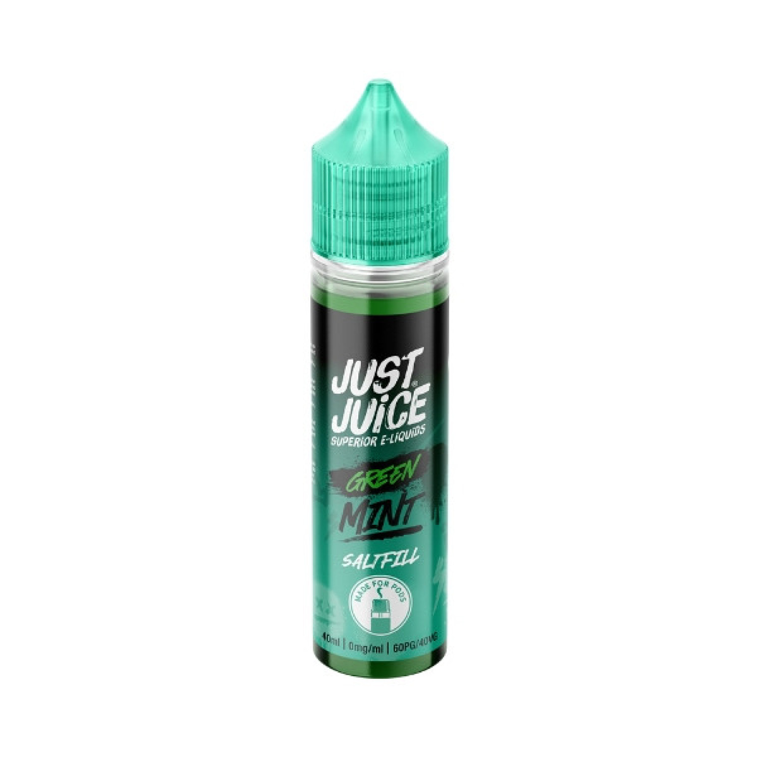 Just Juice Mint - 40ml - Green - Saltfill Just Juice Mint - 40ml - Green - Saltfill