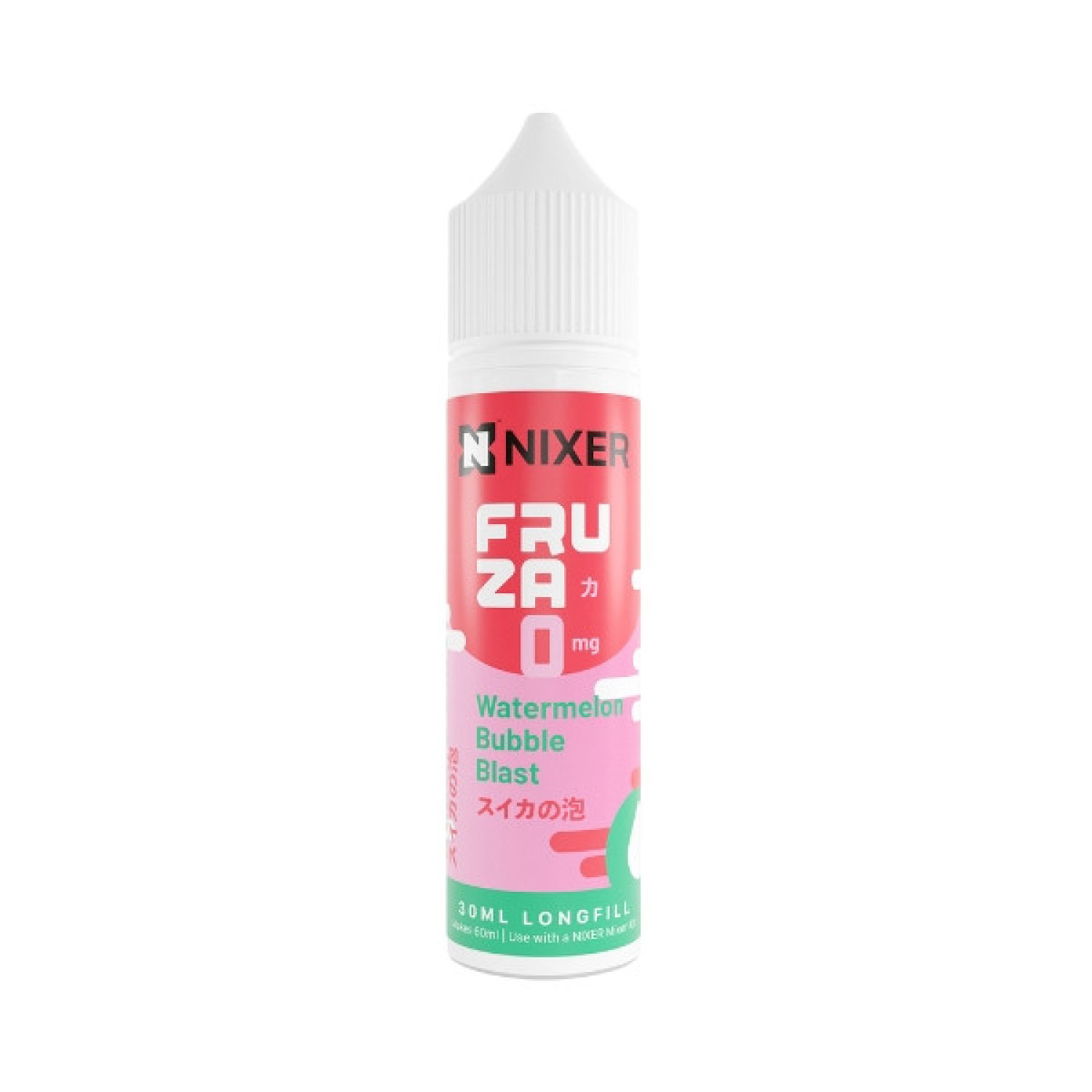 Nixer X Fruza - 30ml - Watermelon Bubble Blast - Longfill Nixer X Fruza - 30ml - Watermelon Bubble Blast - Longfill