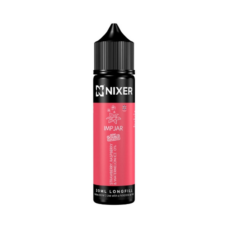 Nixer X Imp Jar - 30ml - Strawberry, Raspberry & Watermelon Ice - Longfill