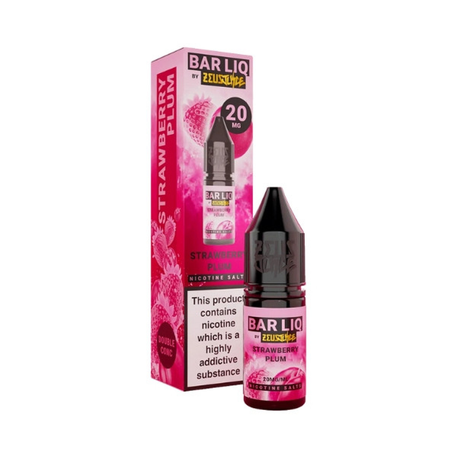 Zeus Juice Bar Liq - Nic Salt - Strawberry Plum
